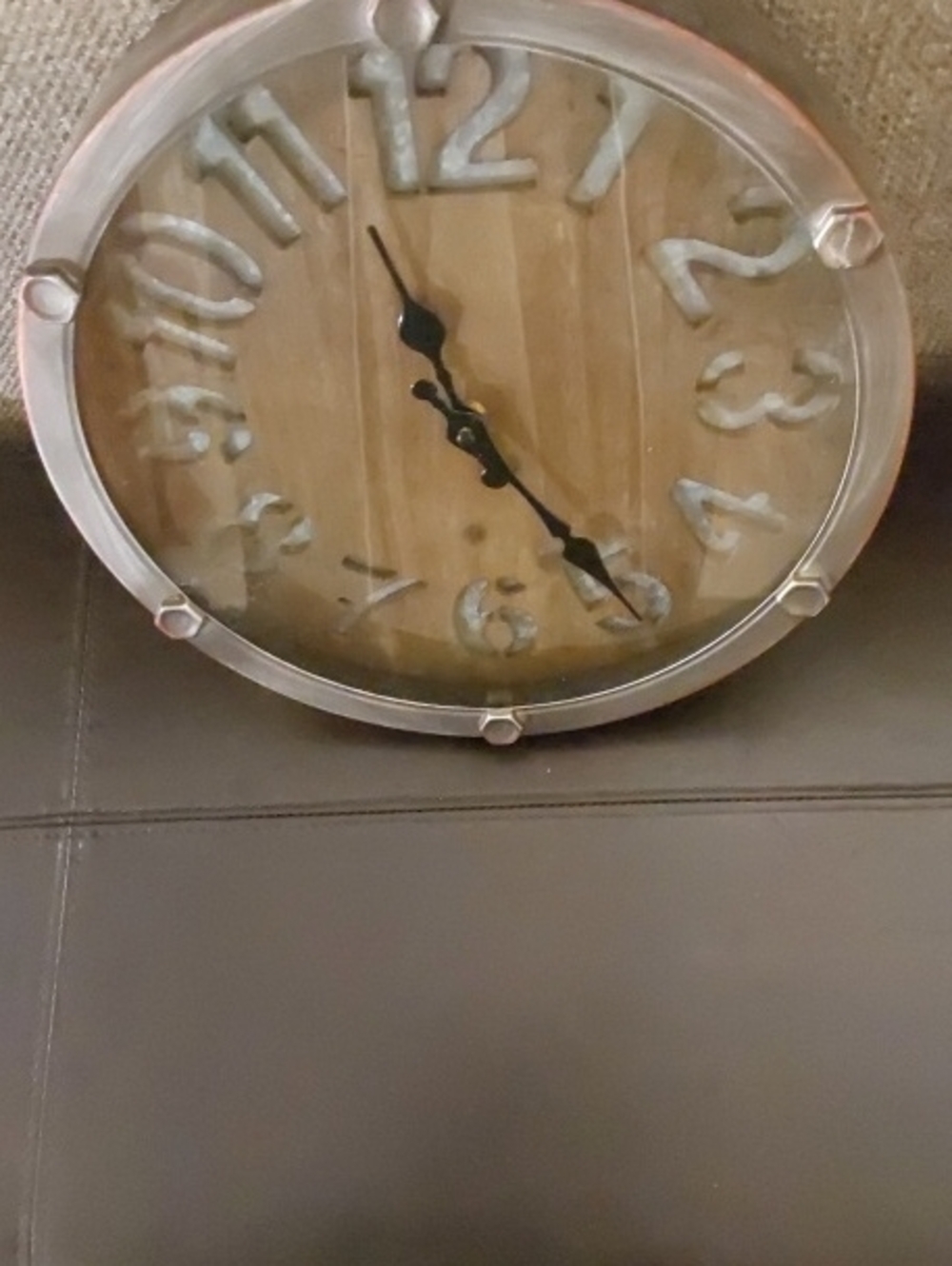 Hobby Lobby Analog Wall Clock - 12.25 Inches Diameter